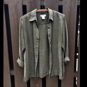 Vintage green top